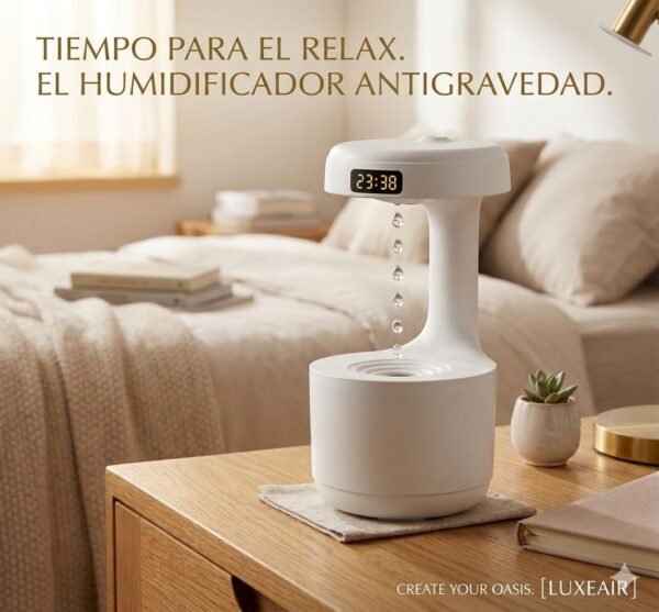 Humidificador anti gravedad