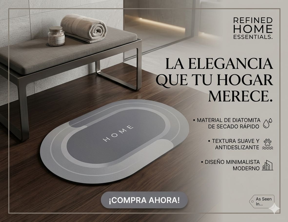 Tapete Antideslizante Baño Alfombra Duch