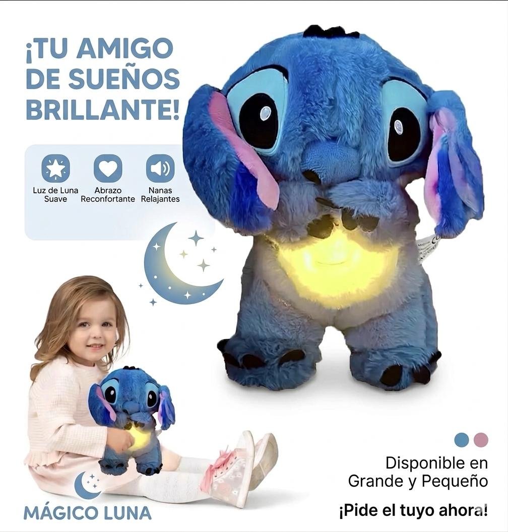 Peluche stich con respiración